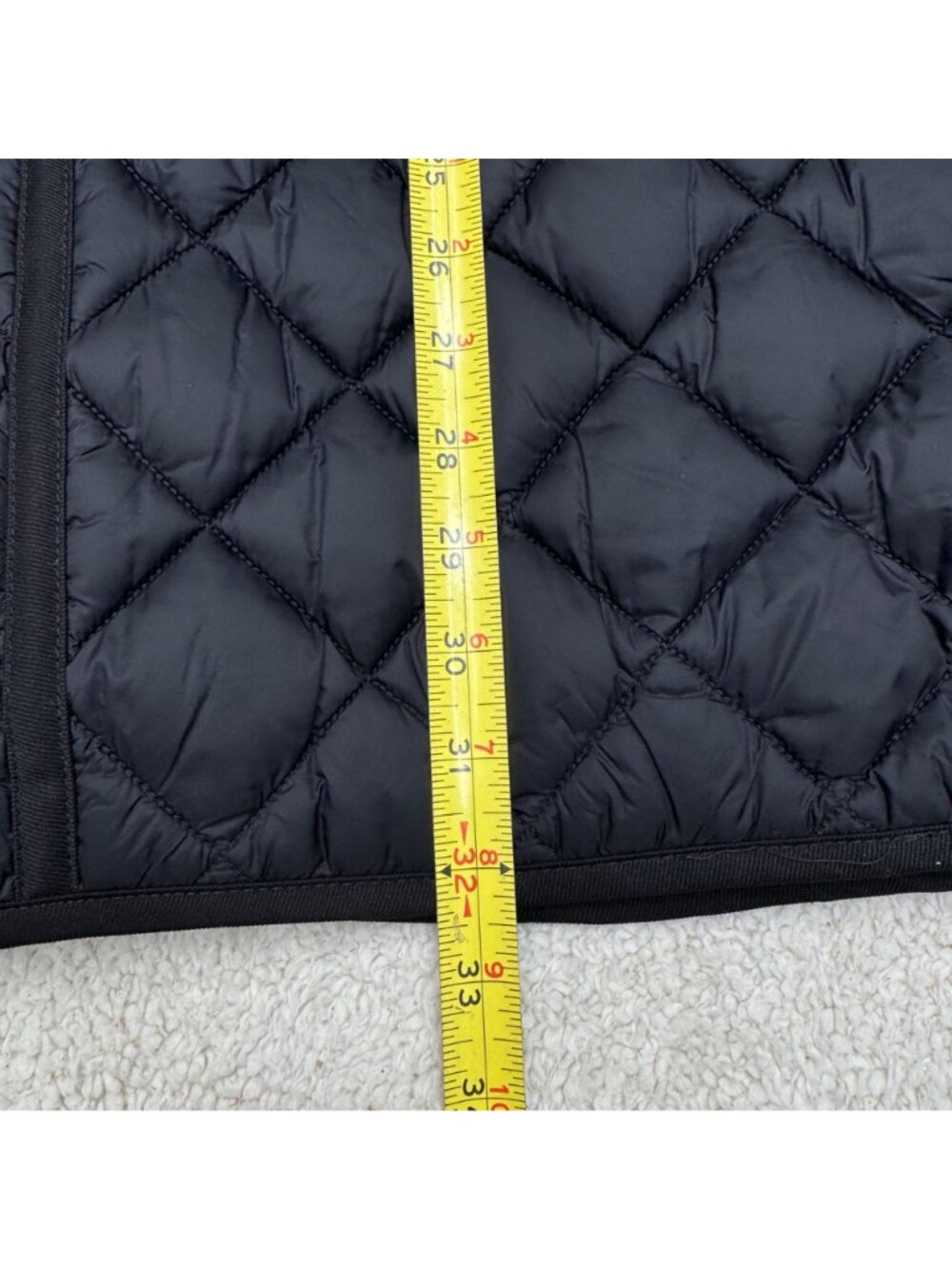 NWT Lauren Ralph Lauren Women's Black Diamond-Quilted Mockneck Jacket, Size XXL - Picture 8 of 9